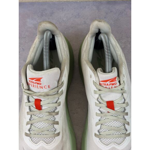 Altra Sneakers Men Sz 9 FWD Experience Running Shoes Beige Green Trainers Read - Picture 7 of 13
